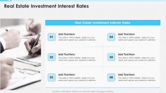 Real Estate Investment Interest Rates In Powerpoint And Google Slides Cpb