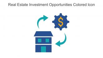 Real Estate Investment Opportunities Colored Icon In Powerpoint Pptx Png And Editable Eps Format
