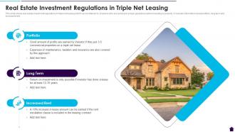 Real Estate Investment Regulations In Triple Net Leasing