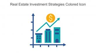 Real Estate Investment Strategies Colored Icon In Powerpoint Pptx Png And Editable Eps Format