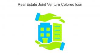 Real Estate Joint Venture Colored Icon In Powerpoint Pptx Png And Editable Eps Format