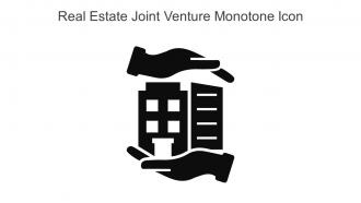 Real Estate Joint Venture Monotone Icon In Powerpoint Pptx Png And Editable Eps Format