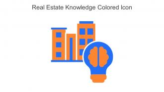 Real Estate Knowledge Colored Icon In Powerpoint Pptx Png And Editable Eps Format