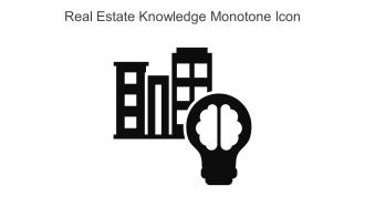 Real Estate Knowledge Monotone Icon In Powerpoint Pptx Png And Editable Eps Format