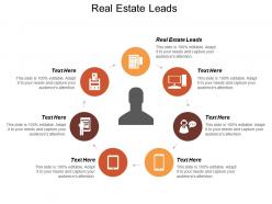 Real estate leads ppt powerpoint presentation icon graphics download cpb