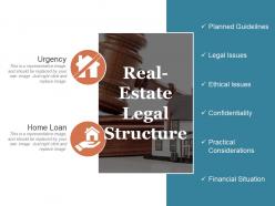 Real estate legal structure ppt summary