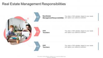 Real Estate Management Responsibilities In Powerpoint And Google Slides Cpb