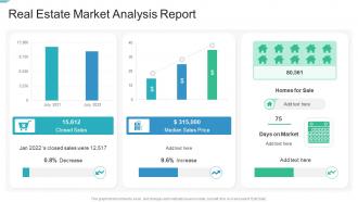 Real estate market analysis report