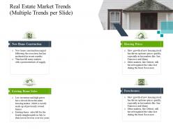 Real estate market trends multiple trends per slide sales construction industry business plan investment ppt tips