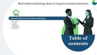 Real Estate Marketing Ideas To Improve Brand Awareness Powerpoint Presentation Slides MKT CD V Designed Ideas