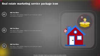 Real Estate Marketing Service Package Icon