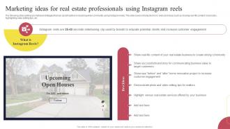 Real Estate Marketing Strategies Marketing Ideas For Real Estate Professionals Using Instagram