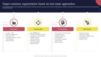 Real Estate Marketing Strategies Target Customer Segmentation Based On Real Estate Approaches