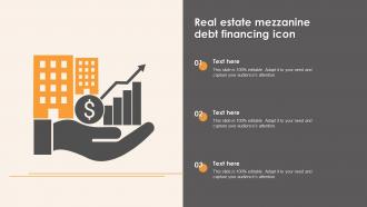 Real Estate Mezzanine Debt Financing Icon