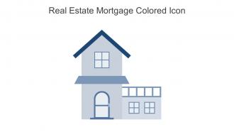 Real Estate Mortgage Colored Icon In Powerpoint Pptx Png And Editable Eps Format