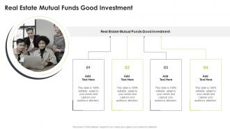 Real Estate Mutual Funds Good Investment In Powerpoint And Google Slides Cpb