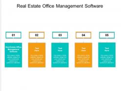 Real estate office management software ppt powerpoint presentation summary deck cpb