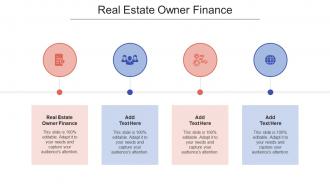 Real Estate Owner Finance Ppt Powerpoint Presentation Icon Templates Cpb