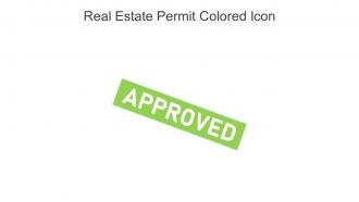 Real Estate Permit Colored Icon In Powerpoint Pptx Png And Editable Eps Format