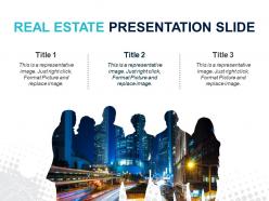 Real estate presentation slide powerpoint layout
