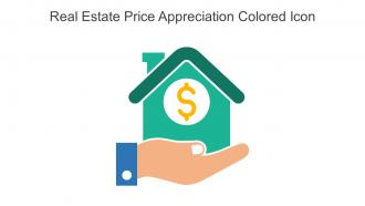 Real Estate Price Appreciation Colored Icon In Powerpoint Pptx Png And Editable Eps Format