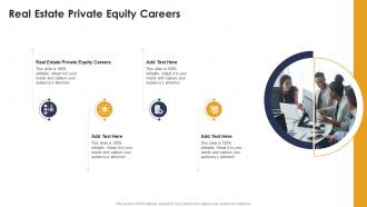 Real Estate Private Equity Careers In Powerpoint And Google Slides Cpb