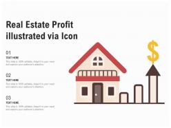 Real Estate Profit Illustrated Via Icon