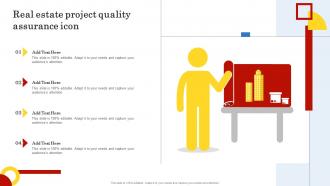 Real Estate Project Quality Assurance Icon
