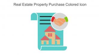 Real Estate Property Purchase Colored Icon In Powerpoint Pptx Png And Editable Eps Format