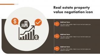 Real Estate Property Value Negotiation Icon