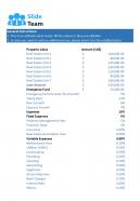 Real Estate Quarterly Rental Budget Sheet Excel Spreadsheet Worksheet Xlcsv XL SS