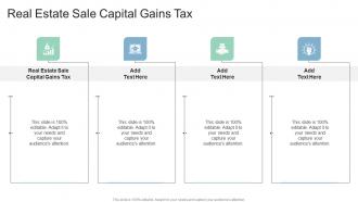 Real Estate Sale Capital Gains Tax In Powerpoint And Google Slides Cpb