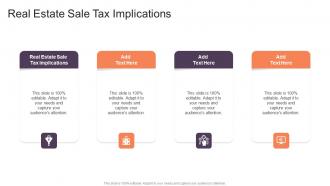 Real Estate Sale Tax Implications In Powerpoint And Google Slides Cpb
