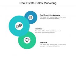 Real estate sales marketing ppt powerpoint presentation outline summary cpb