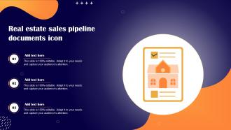 Real Estate Sales Pipeline Documents Icon
