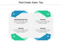Real estate sales tips ppt powerpoint presentation show outfit cpb