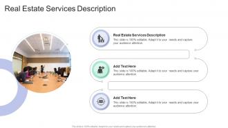 Real Estate Services Description In Powerpoint And Google Slides Cpb