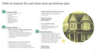 Real Estate Start Up Business Plan Powerpoint Presentation Slides
