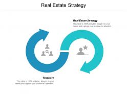 Real estate strategy ppt powerpoint presentation infographics icons cpb