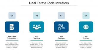 Real Estate Tools Investors Ppt Powerpoint Presentation Ideas Summary Cpb