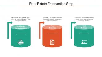 Real Estate Transaction Step Ppt Powerpoint Presentation Background Cpb