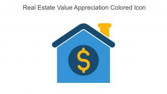 Real Estate Value Appreciation Colored Icon In Powerpoint Pptx Png And Editable Eps Format