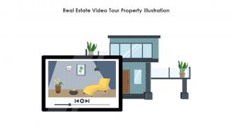 Real Estate Video Tour Property Illustration