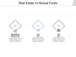 Real estate vs mutual funds ppt powerpoint presentation infographic template cpb