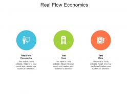 Real flow economics ppt powerpoint presentation icon designs cpb