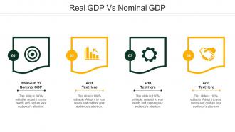 Real GDP Vs Nominal GDP Ppt Powerpoint Presentation Slides Gridlines Cpb