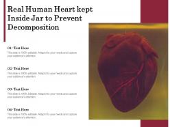 Real human heart kept inside jar to prevent decomposition