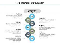 Real interest rate equation ppt powerpoint presentation professional templates cpb