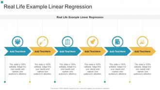 Real Life Example Linear Regression In Powerpoint And Google Slides Cpb