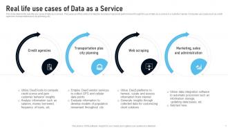 Real Life Use Cases Of Data As A Service